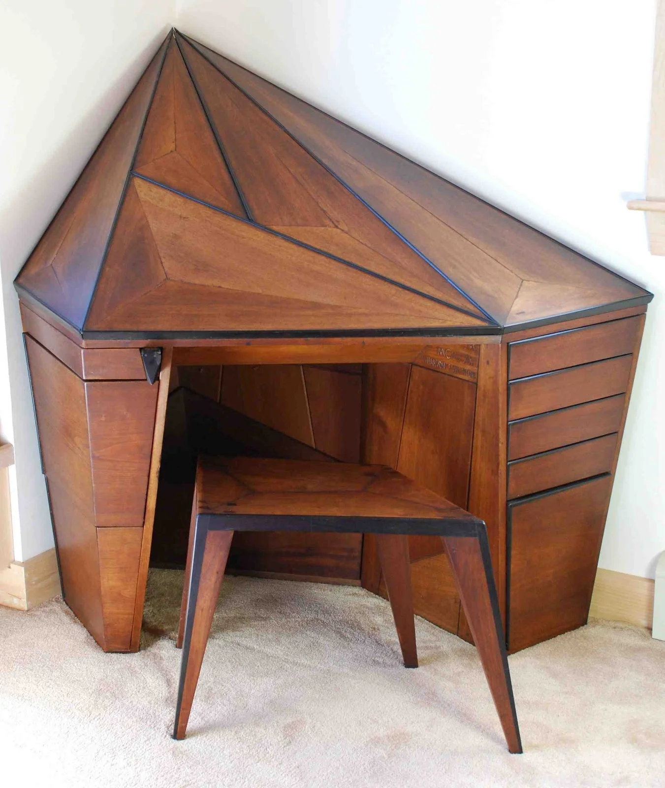 4 years later 1931 Fischer Corner Desk