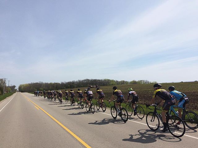 The new @cafehollander in Mequon opened their doors on an absolute banger of a day, and the @velocausecentraal crew celebrated the best way they know how. | #ridewisconsin #roadslikethese #fromwhereiride #wymtm #rideyourbike