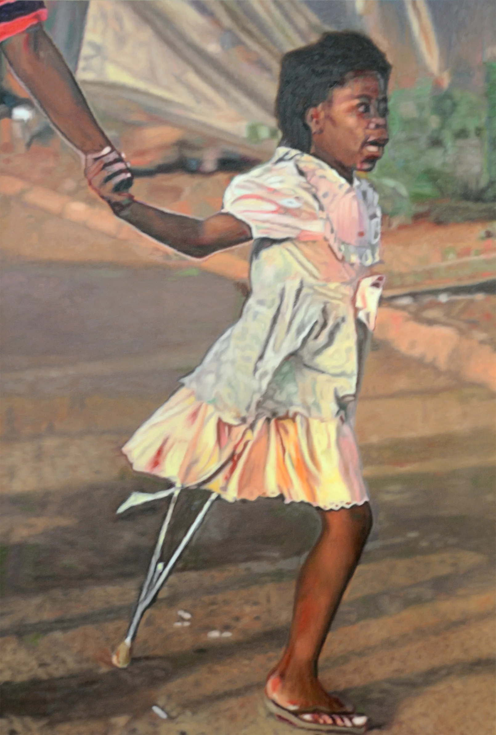 oil on canvas @ 40" x 60" *Painted for another artist, 2010
