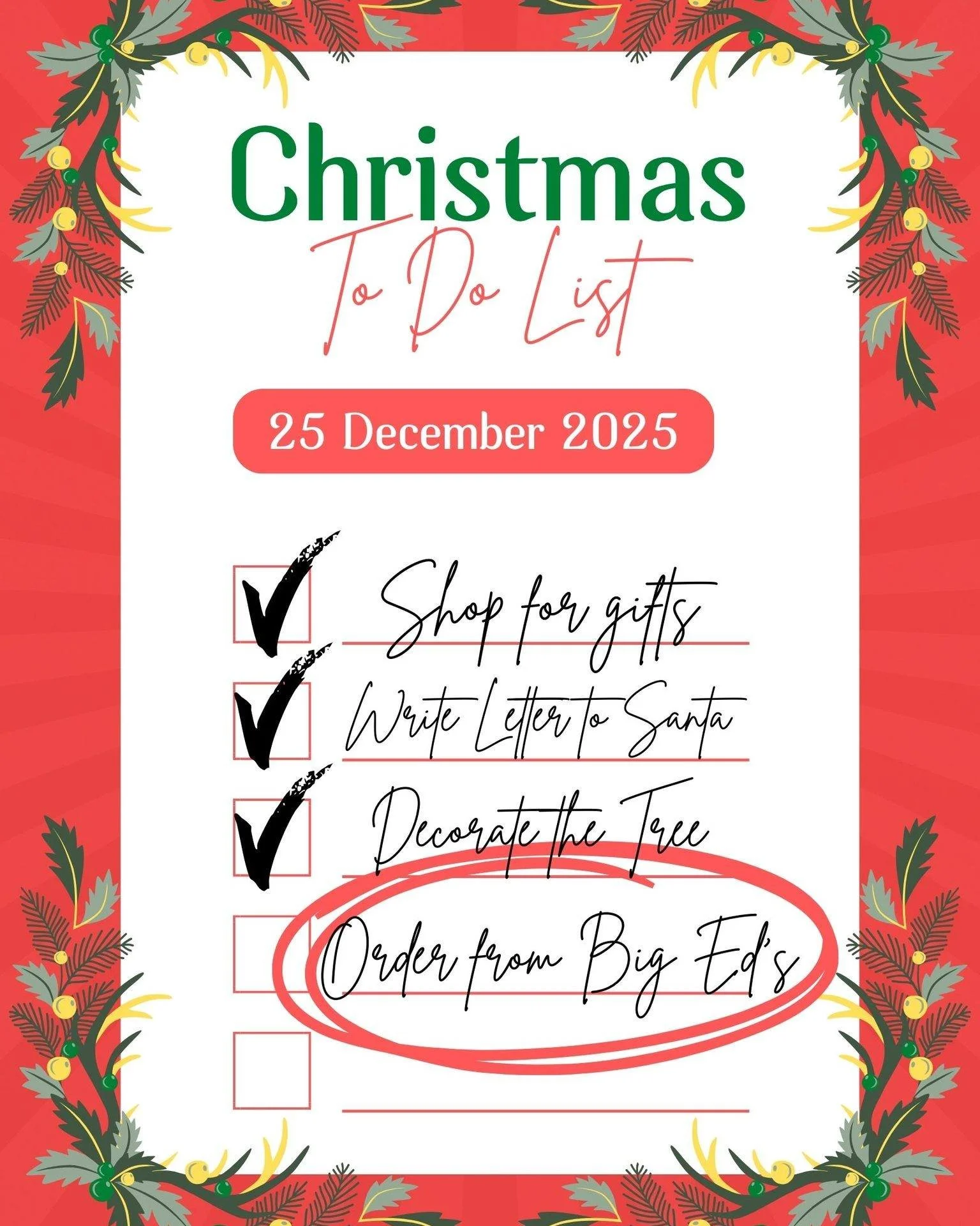 🎅 The holidays wait for no one&mdash;especially your menu!
Big Ed&rsquo;s Artisan Bread is now taking Christmas preorders for our seasonal favorites, including Holiday Focaccia with rosemary, camembert, candied pecans &amp; craisins, soft Cranberry 