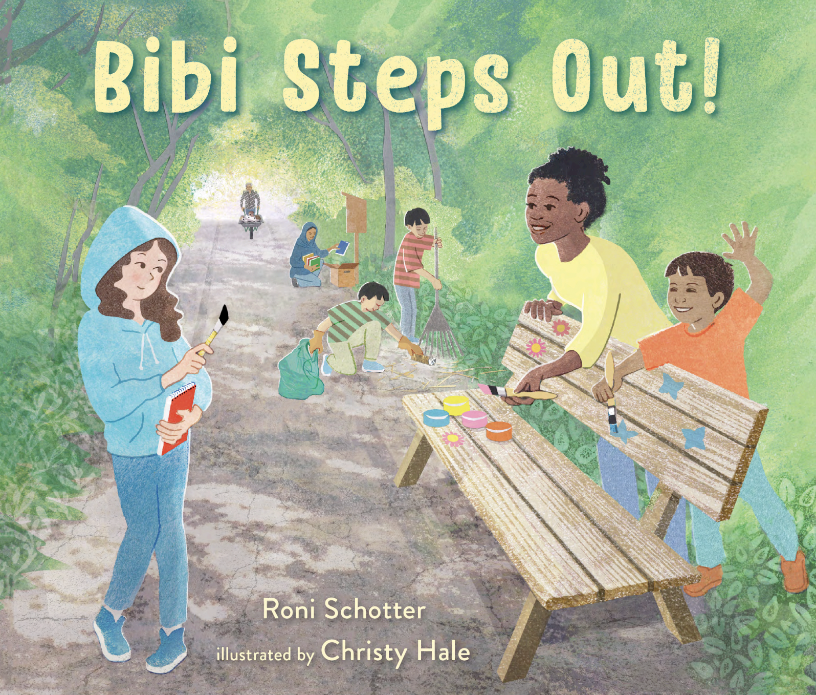 Book cover of Bibi Steps Out