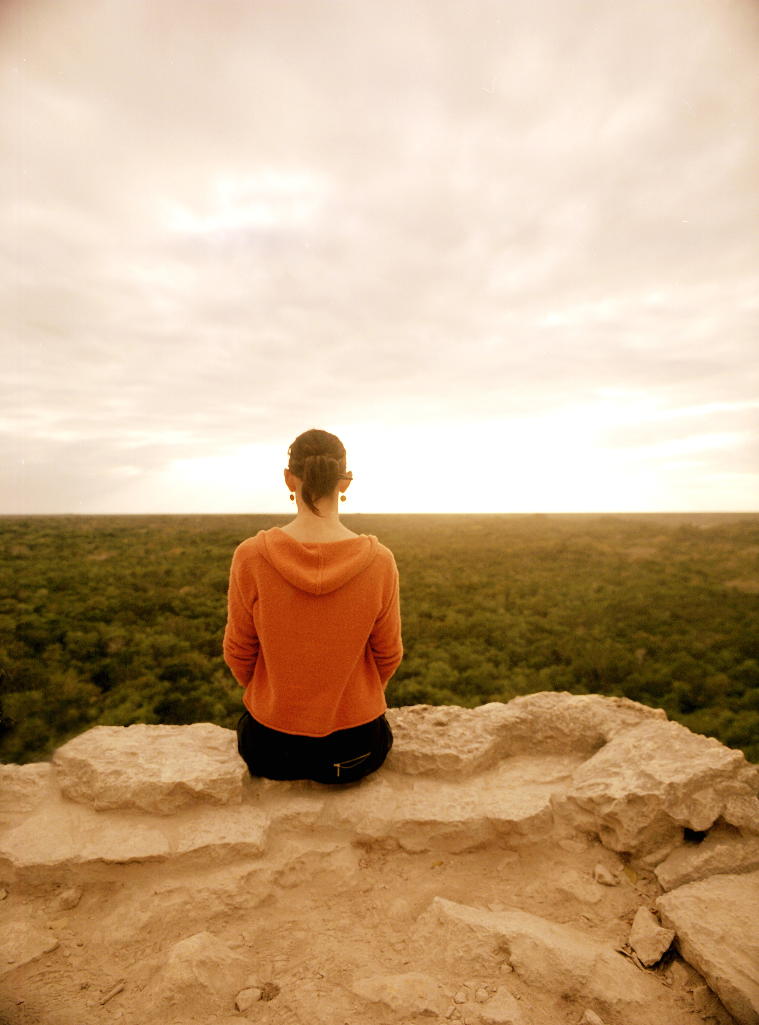 Top of Coba Pyramid