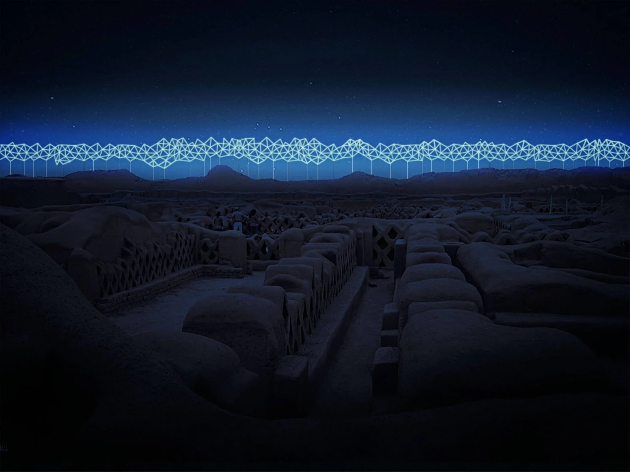 LIGHT CLOUDS MEET CHAN CHAN CITADEL