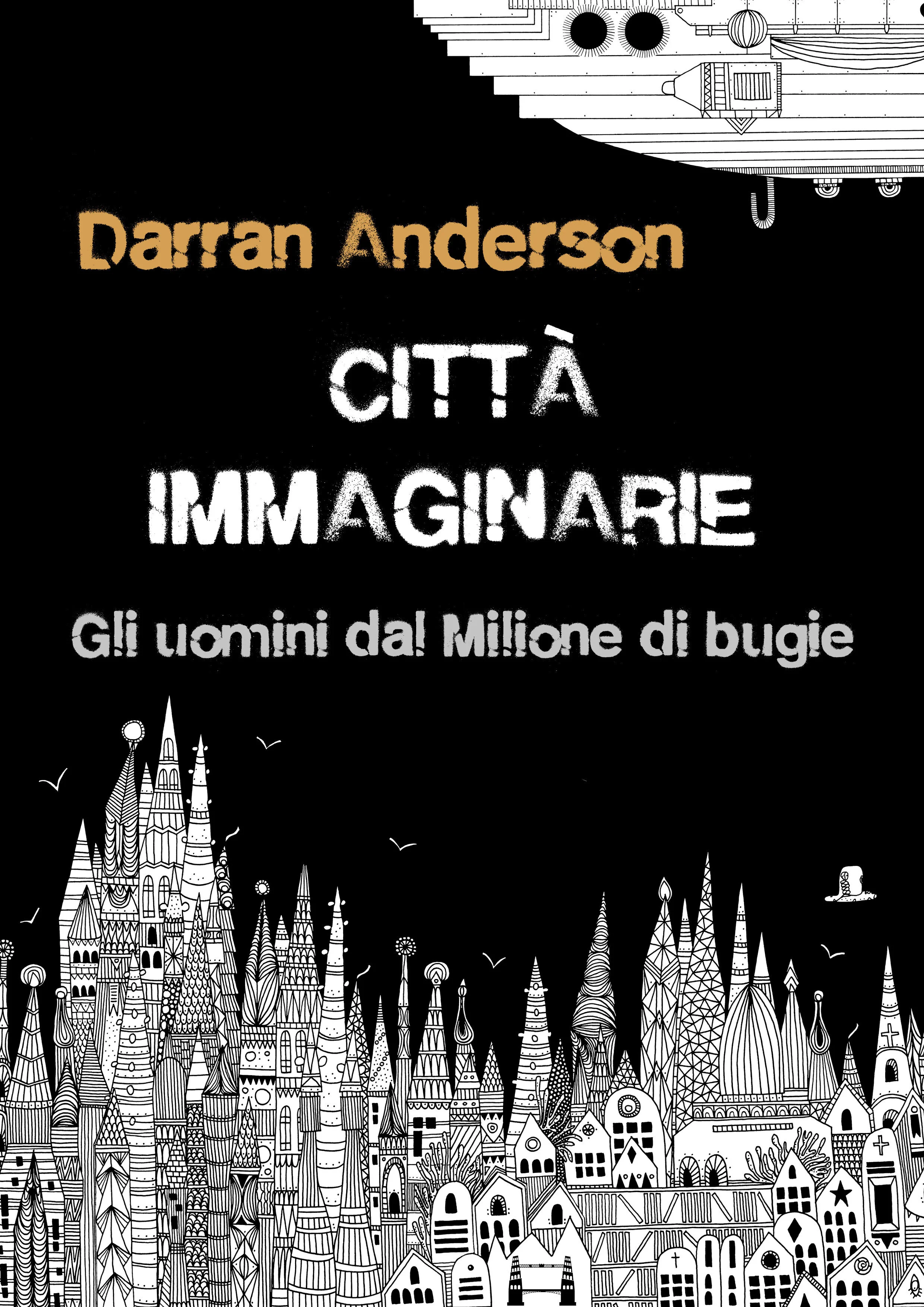 BOOK COVER AND ILLUSTRATIONS FOR CITTÀ IMAGINARIE