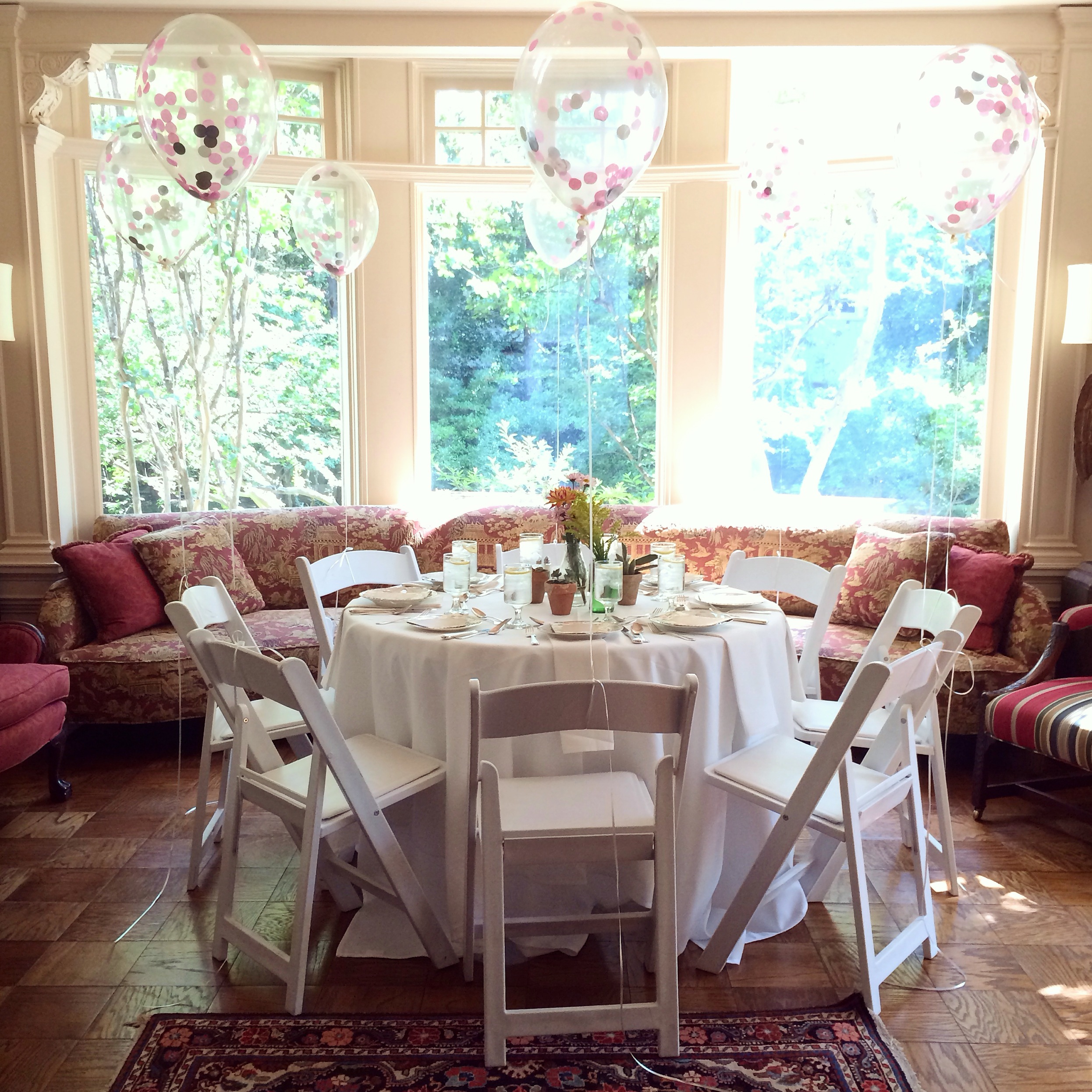Rentals: Birch and Brass Vintage Rentals :: Florals: Bloom2Bloom :: Balloons: Meg-Made