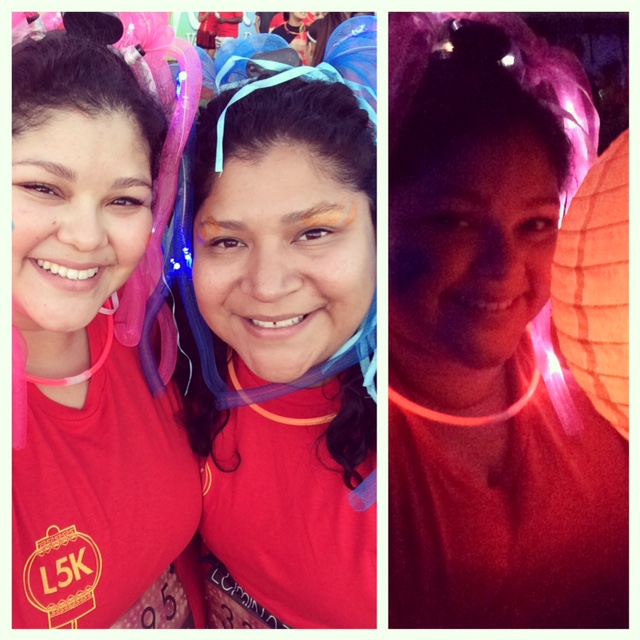 Luminate 5k! So fun!