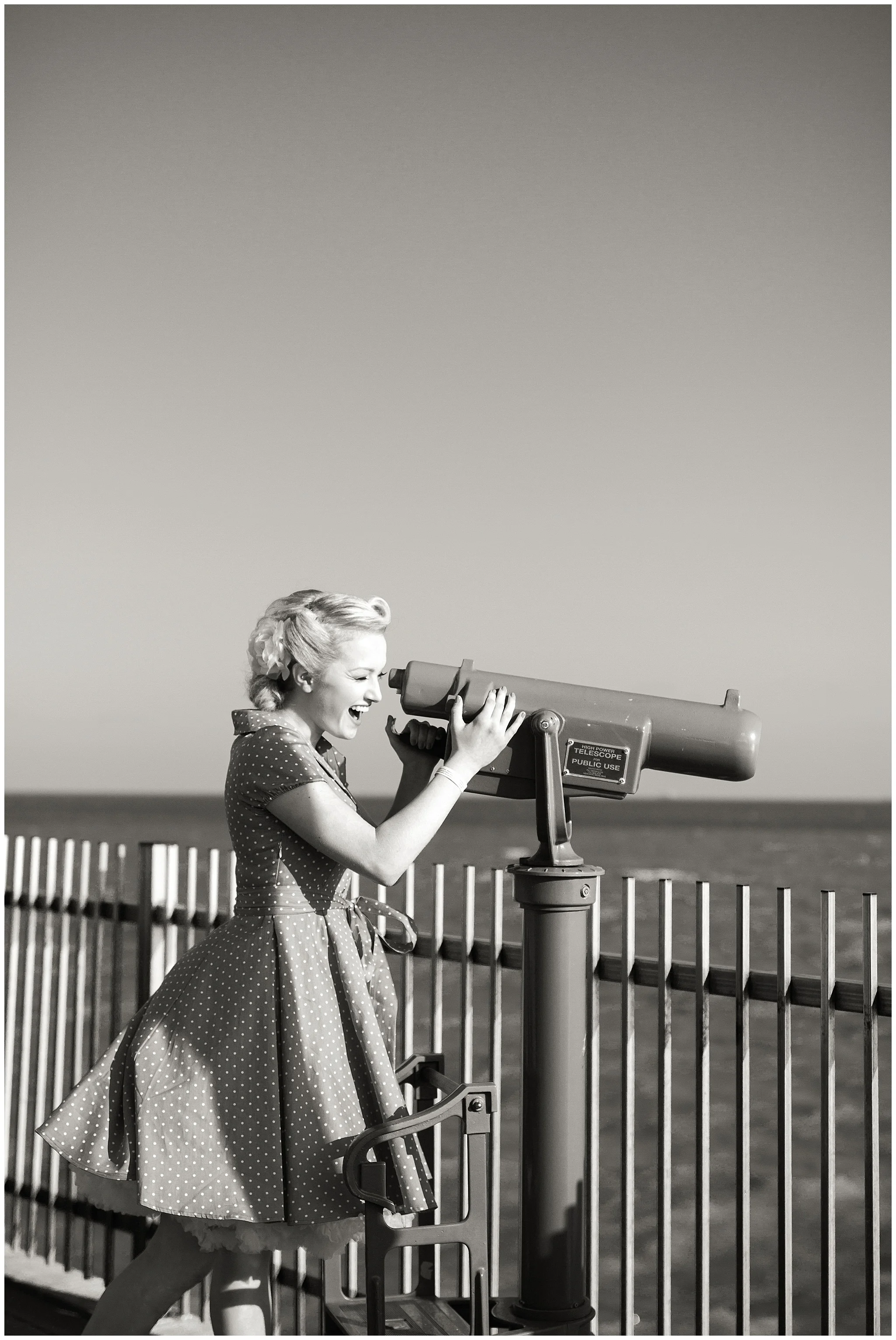 Senior Destination Shoot Series: Galveston, TX B&W