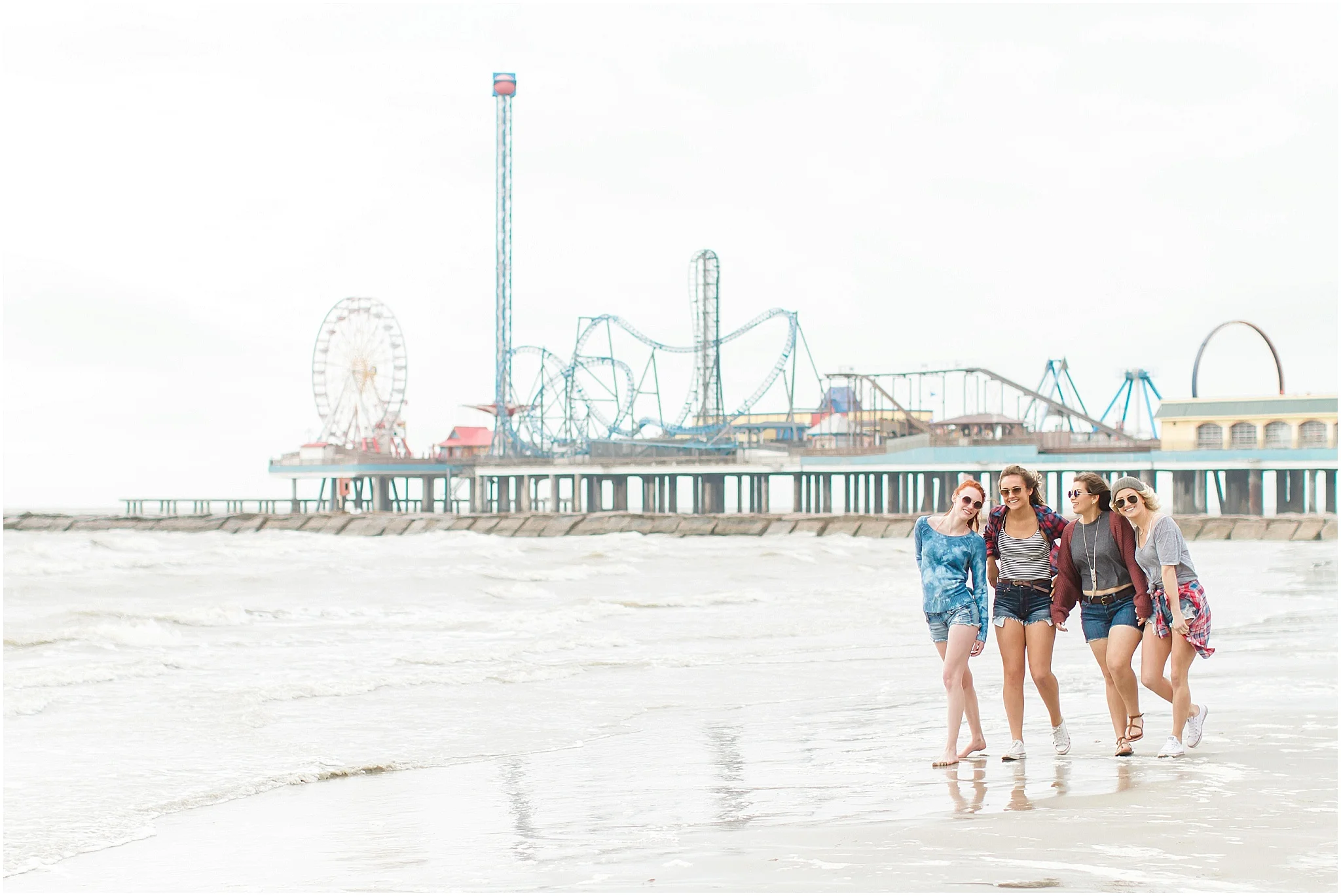 Senior Destination Shoot Series: Galveston, TX - Cali Beach Inspired Shoot!