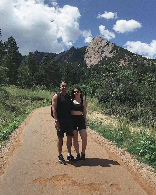 Hiked in Boulder. Met a pig named Elvis. V Solid Sunday ✨