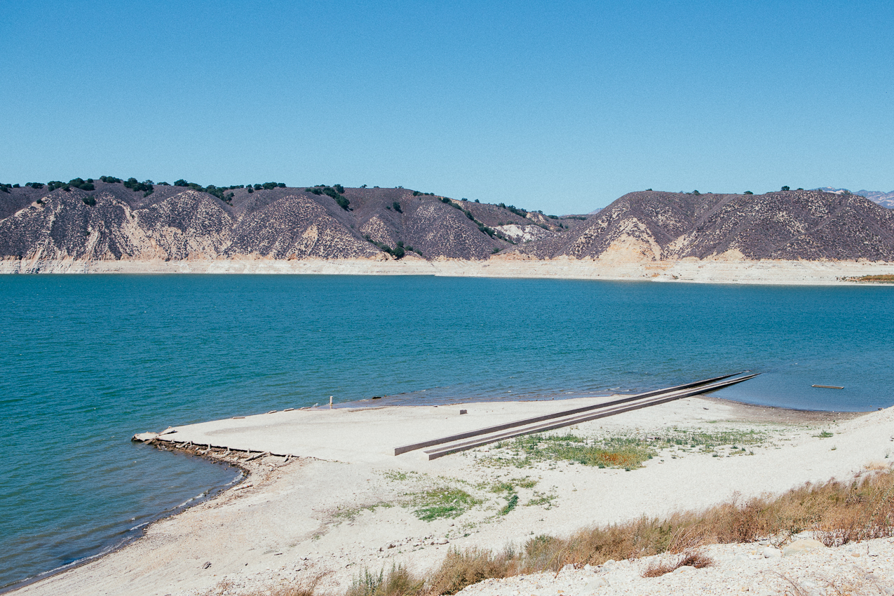 At normal water levels, this is 15' below the surface. 