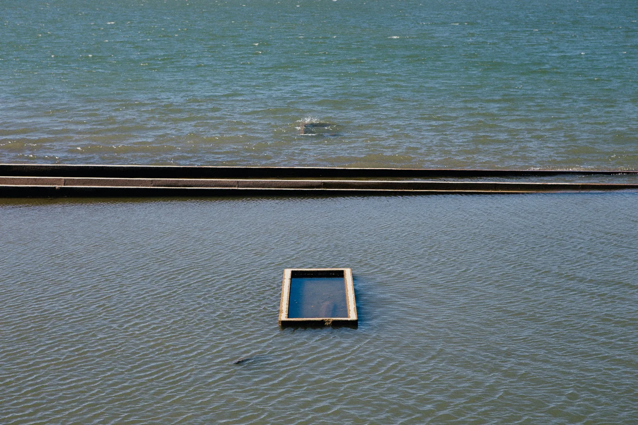 I have no idea what this structure was for, except abstract photography opportunities. 