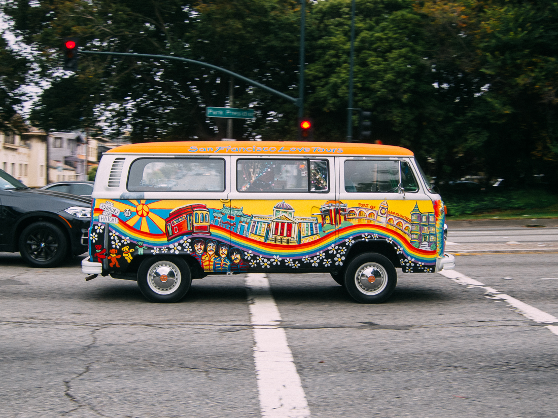Love Tour bus. 