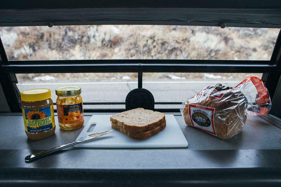 This tour is fueled by sandwiches. I have at least 2 of these a day. 