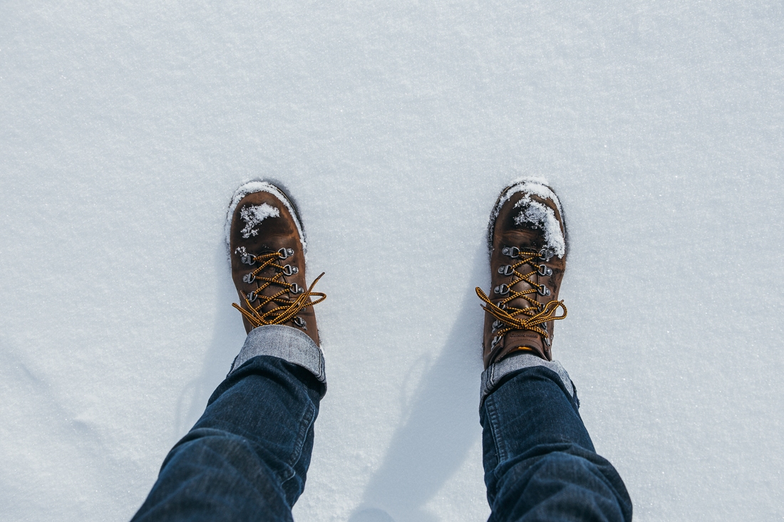 Better than anything. I love walking through a shallow fresh snow. 