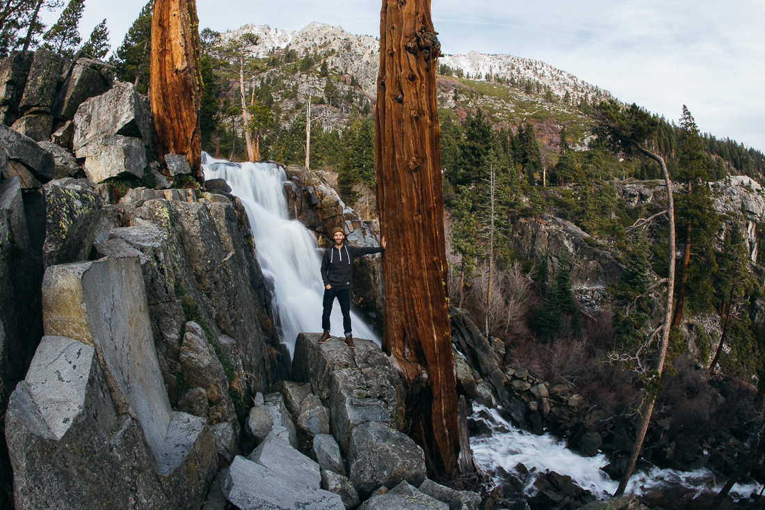 Eagle Falls self-portrait. 