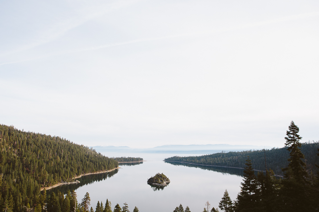 Emerald Bay. This is where Tahoe Tessie lives. 