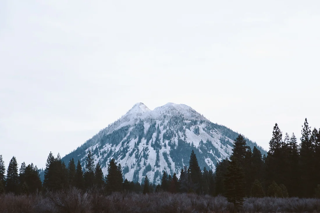 Getting out of the hills on towards Mt Shasta is this cinder cone. Mt Shasta was engulfed in clouds, so this was the beauty on the horizon. 