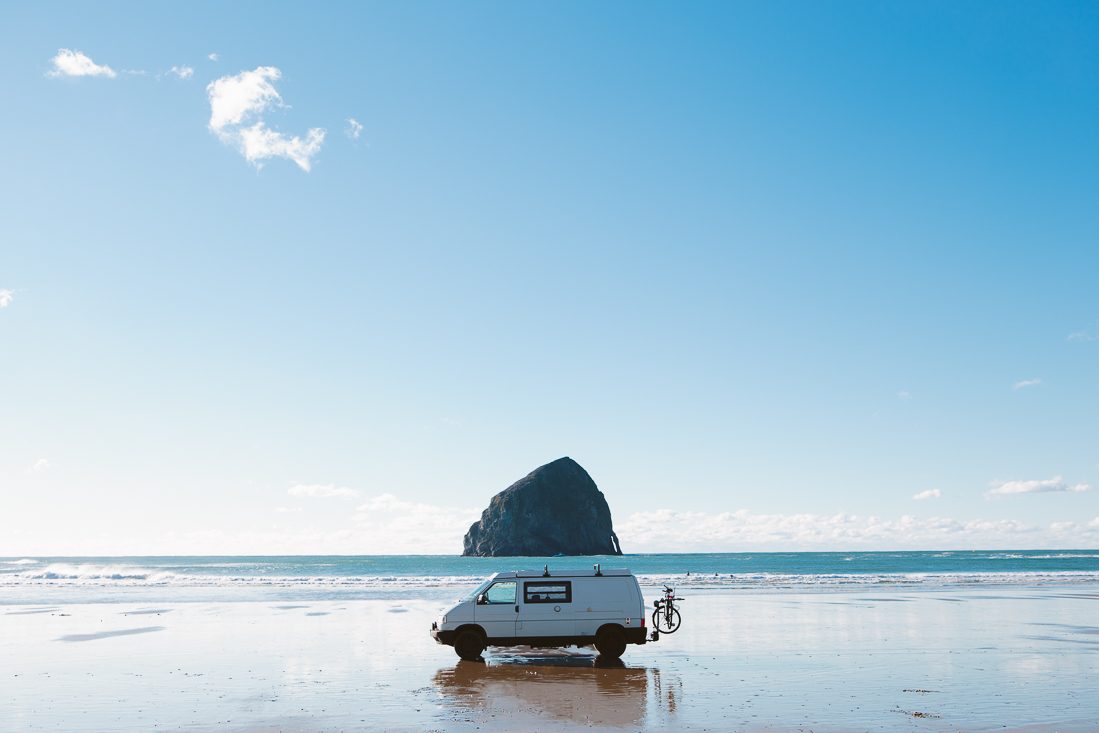 When I worked at the summer snowboard camp at Mt Hood, we would come here on our weekends and camp on Cape Kiwanda beach. 