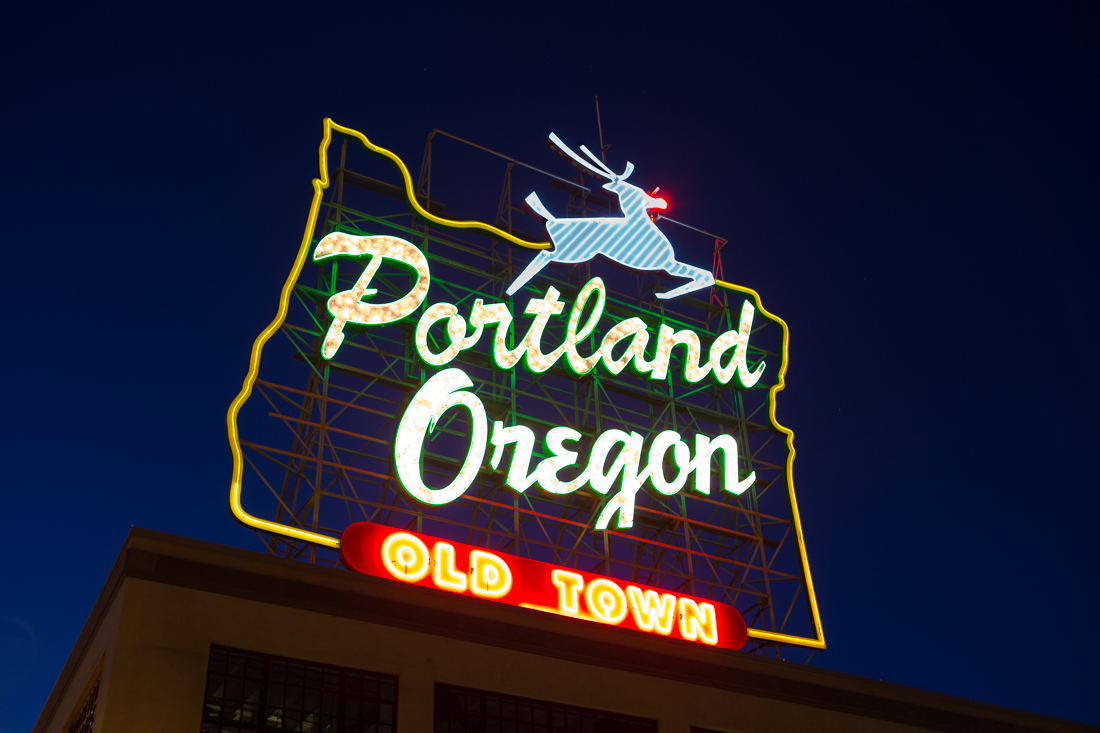 They say "Portland is where young people go to retire." Rudolph took note, sorry Santa. 