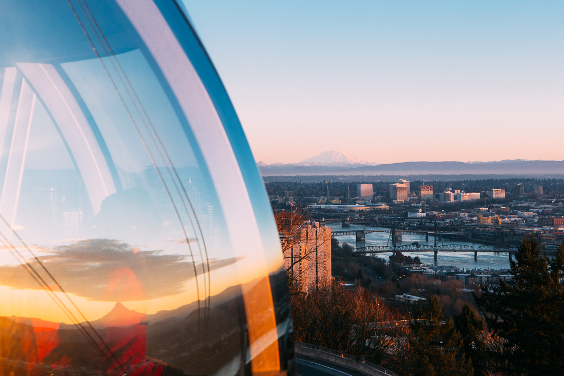I went back the next morning for sunrise, but this time got Mt Hood in the picture too! 