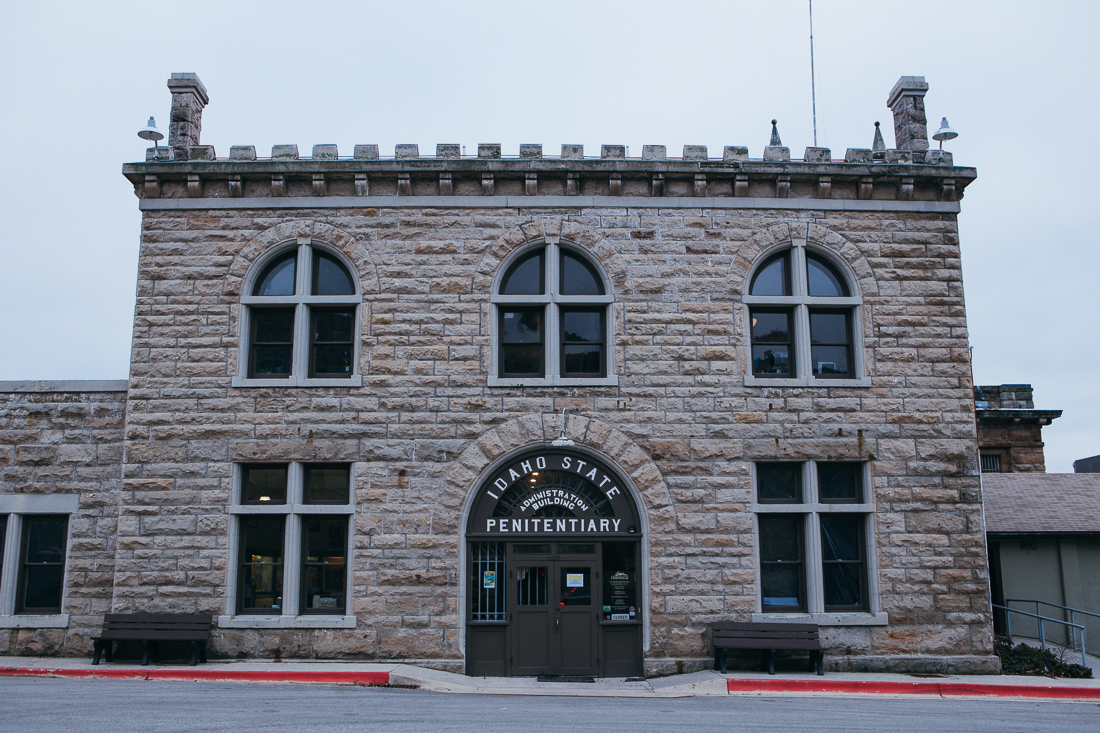 On my itinerary was the 100 year old Idaho State Penitentiary. From my research it was one of the few things that sounded interesting in Idaho, besides eating potatoes, which I didn't get a chance to...
