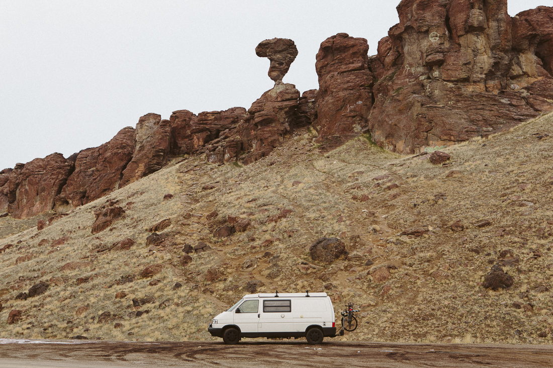 This cliff is their most famous- Balanced Rock. 