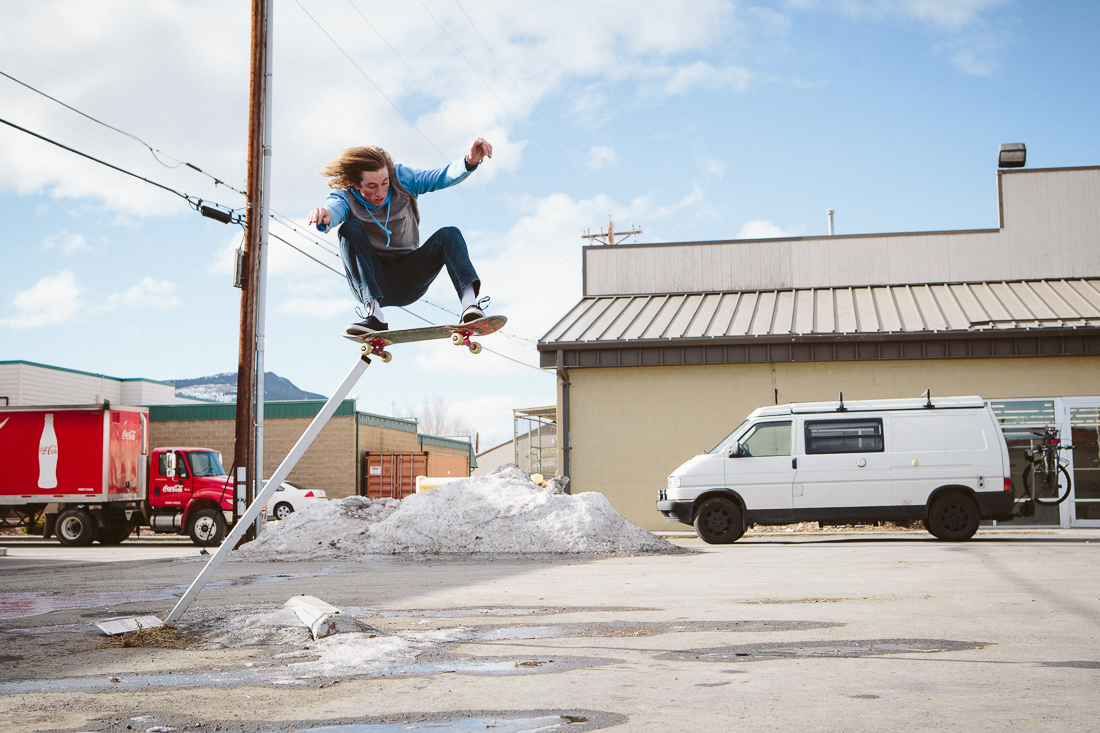 His motivation was all-time, and he tried and tried until he stomped this one. It was so sick.