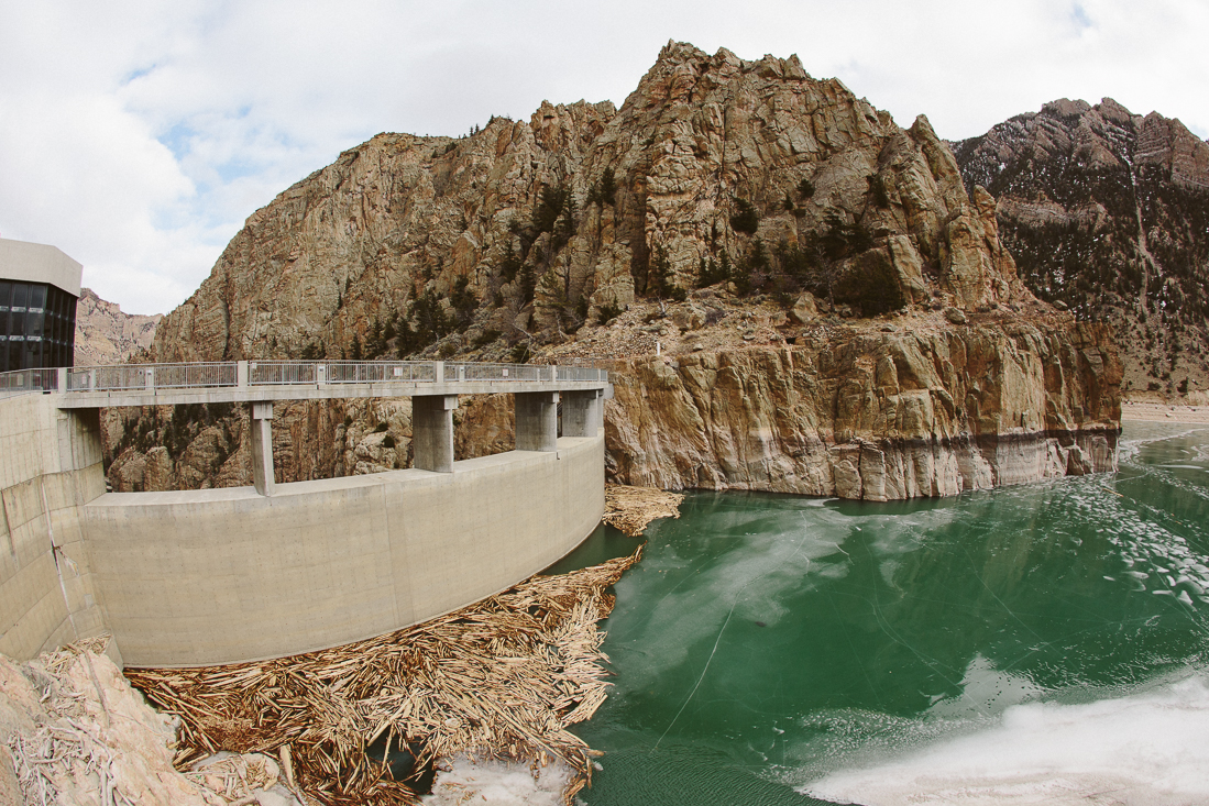 I jumped a fence and took a hike to the Buffalo Bill Dam and made this picture for you. 