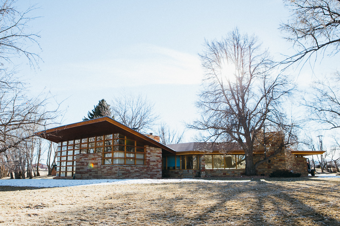 After hanging with John and him learning my story, he mentioned I might like this house. Ya, a private residence designed by FRANK LOYD WRIGHT, and the only one by him in the whole state. It was so brilliant, the view from those windows was a pond and even a few deer were hanging out.