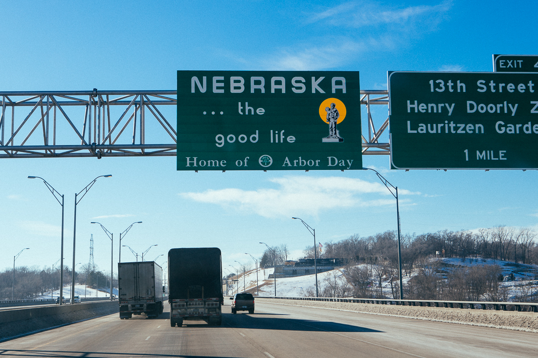 There wasn't really anything in Nebraska that I was all that exciting to photograph, but in the end of this tour I want to say I went to each of the contiguous states. So here it is. 