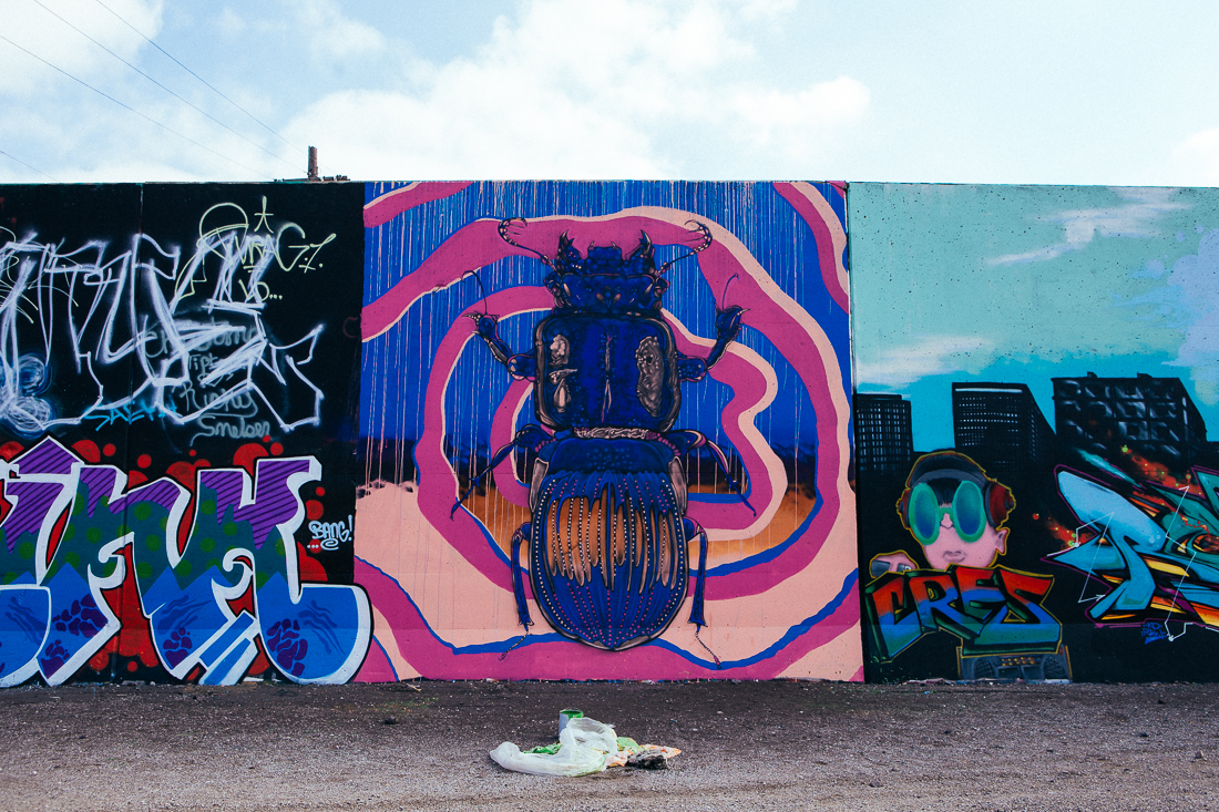 Not all graffiti is script. 