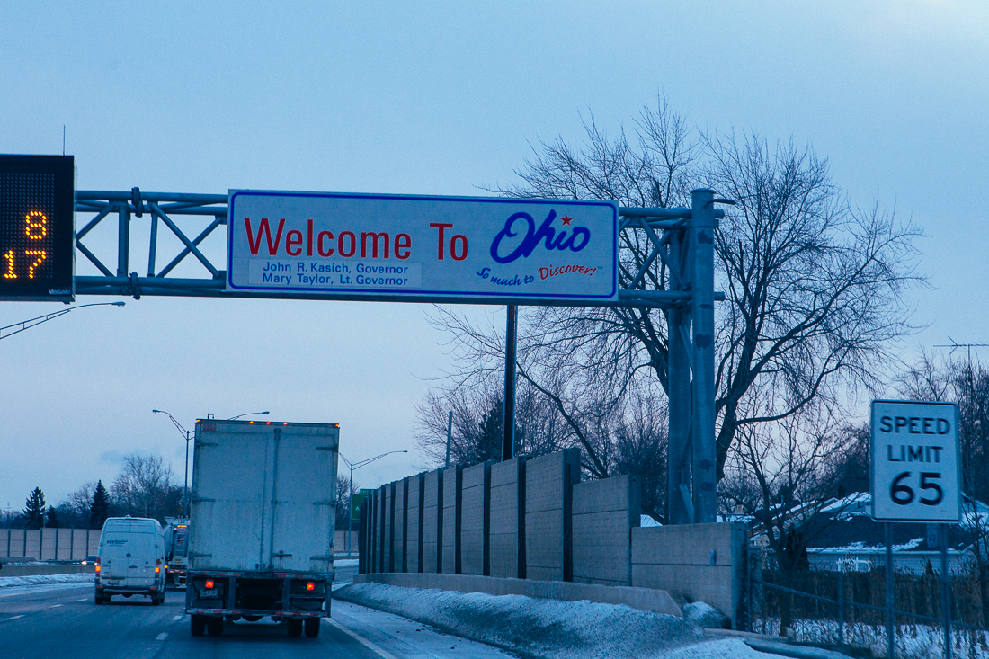 Day 83 / Mile 10,105. Ohio! 
