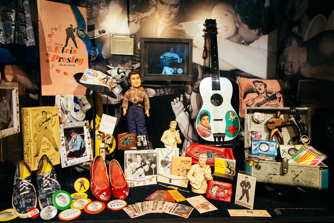 I knew Elvis was insanely successful and famous, but the dude was more groundbreaking than I knew and probably the most marketable person ever. There was walls of this.