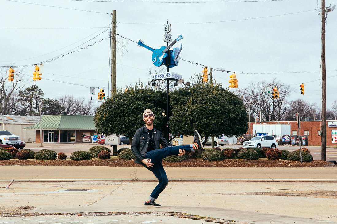 This is the crossroads where Robert Johnson sold his soul to the Devil to gain his legendary guitar skills. Me too! 