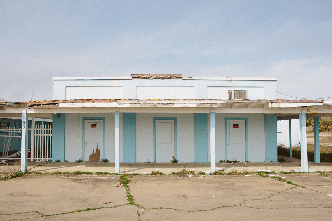 This abandoned Elementary School had a great paint scheme.