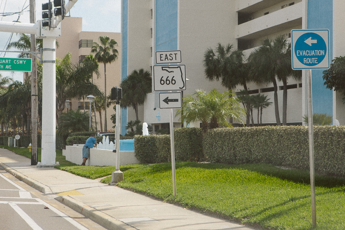 This is NOT the evacuation route that I want to take. 