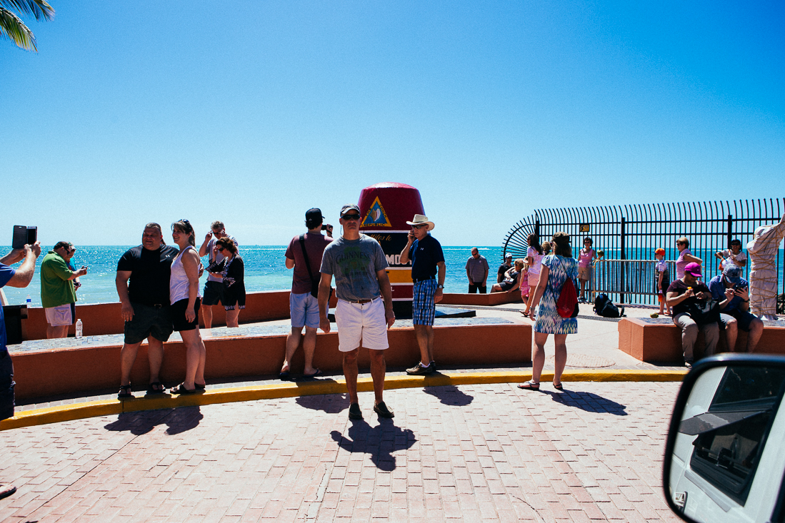 I wanted to get a photo at the most southern point of the USA, but there was a line of 30 people to take their selfies! I just did a drive-by shooting instead.
