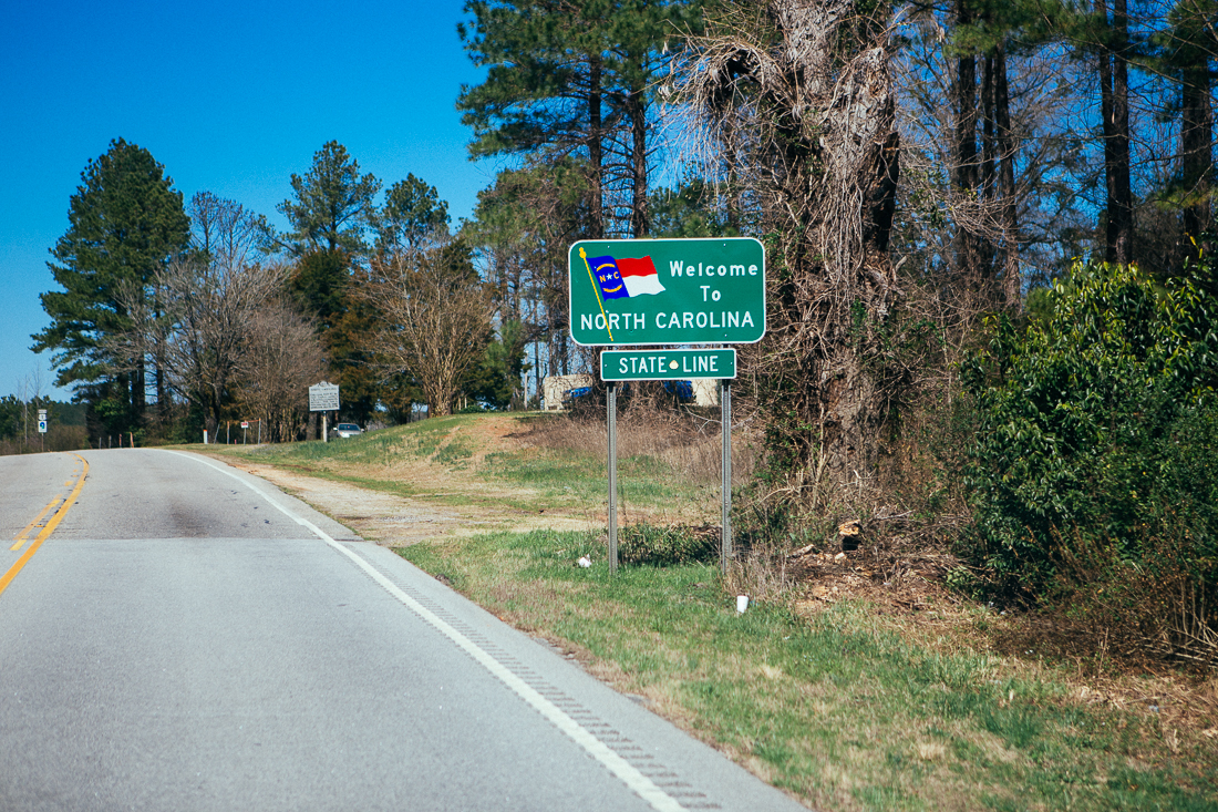 Southern Carolina wins this one. I mean, zero creativity and look at the change in road quality too!