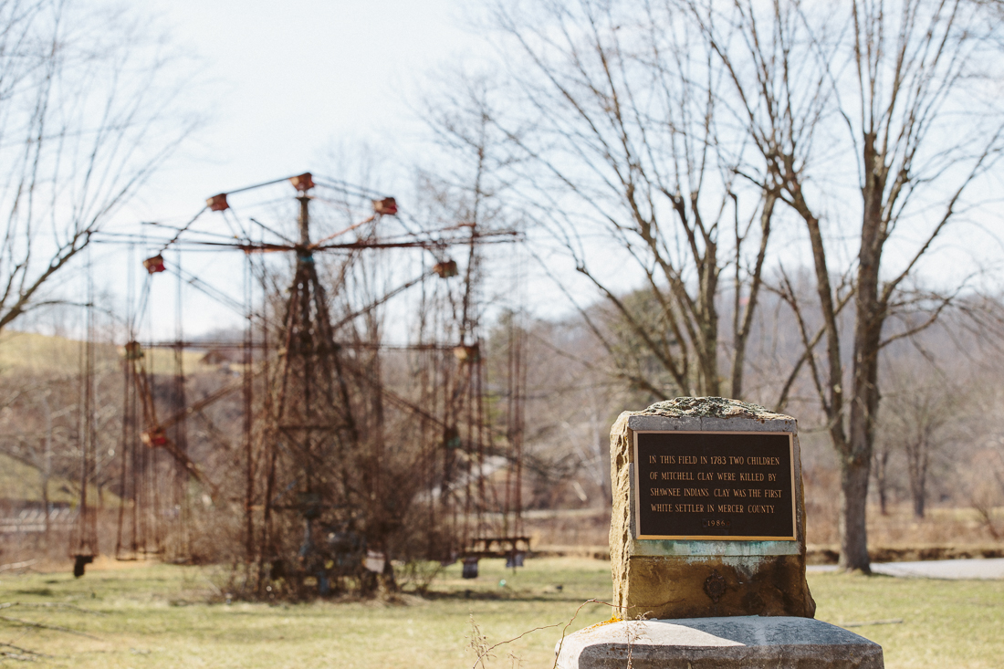 The park was closed in 1966 when a young girl was killed on the swing and a boy drowned in the pond. More spooky, in the late 1700's the land was home to a Native American tribe who were fought away of the area. 2 children were brutally killed in retaliation. spurring another fight killing more of the tribe. Haunted, for sure.