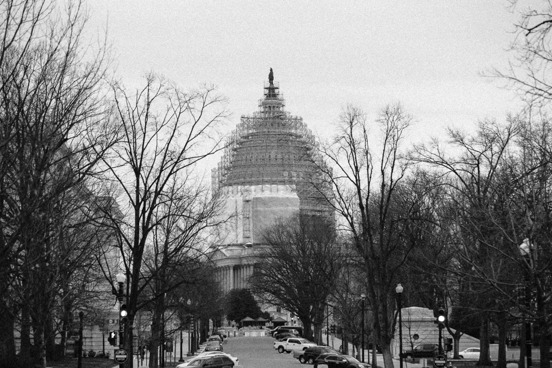 The Capitol Building is under construction. I bet it will look great in a couple months.