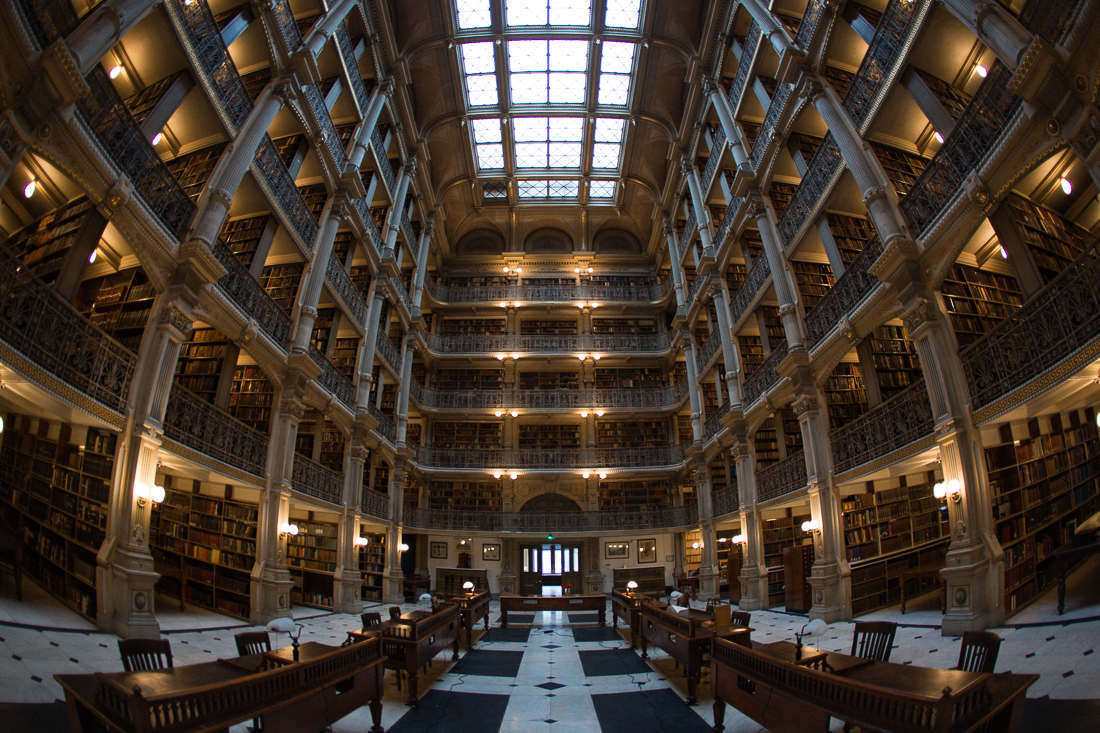 The Peabody Library is insane. The interior is off limits to photography, for no reason that I could justify abiding to.