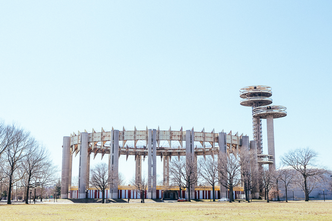 The old World's Fair grounds, also where they filmed a scene from Men In Black.