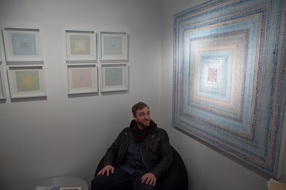 I went on a fun tour of all the great art galleries in Chelsea with Greg Hayes, a former coach with me at HCSC in Mt Hood, now professional artist . The detail in his work is phenomenal. I hope someday when I don't live in a van I'll be able to afford one of his pieces and hang it on a real wall.