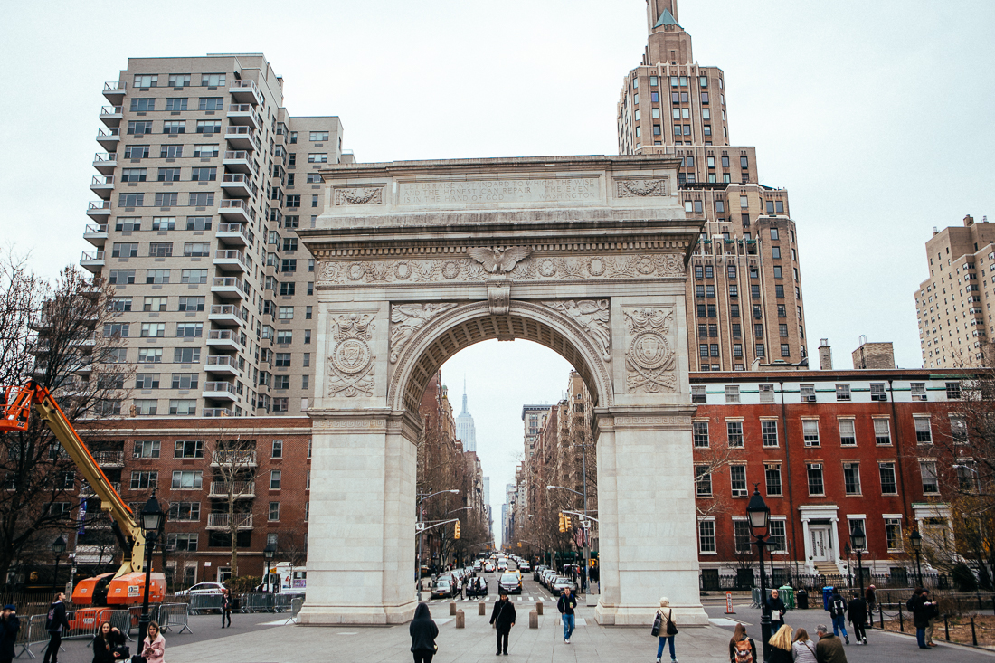Just a beautiful piece of architecture in a park. No big deal, the Washington Square Arch. Actually, I love it.