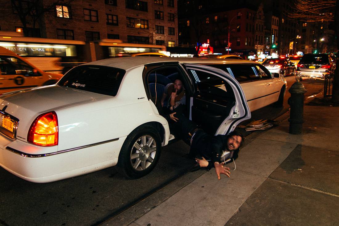 A few pedestrians walked by not even looking over, like this was a totally normal sight.