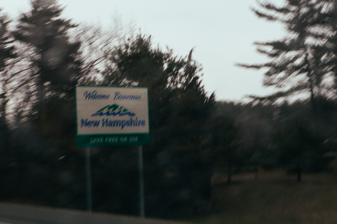 I just barely went over the border to this next spot, knowing I'd be traveling back through when heading West after hitting Maine. 