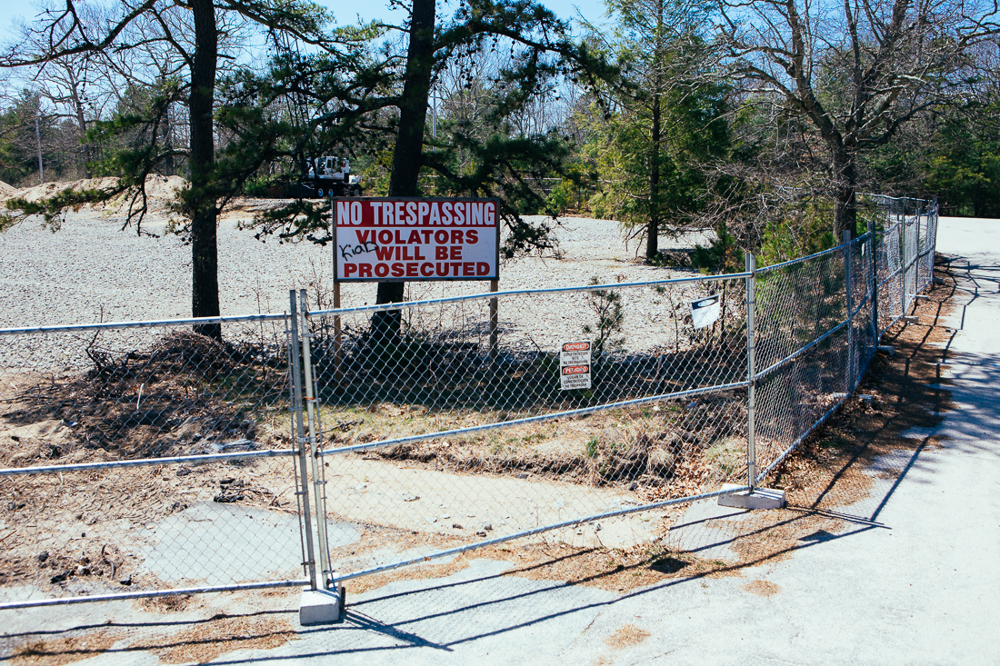 I found out about a cool midcentury school with a great unique architecture. I looked it up, even seeing the structure on google maps satellite view. ...but yeah, it just got demolished right before I got there.
