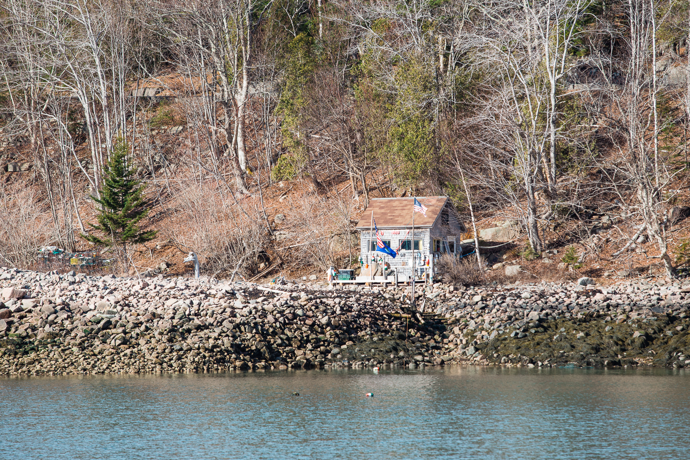 Someday I'll have a fishin' hut like this, where we'll drink whiskey and tell long winded stories.