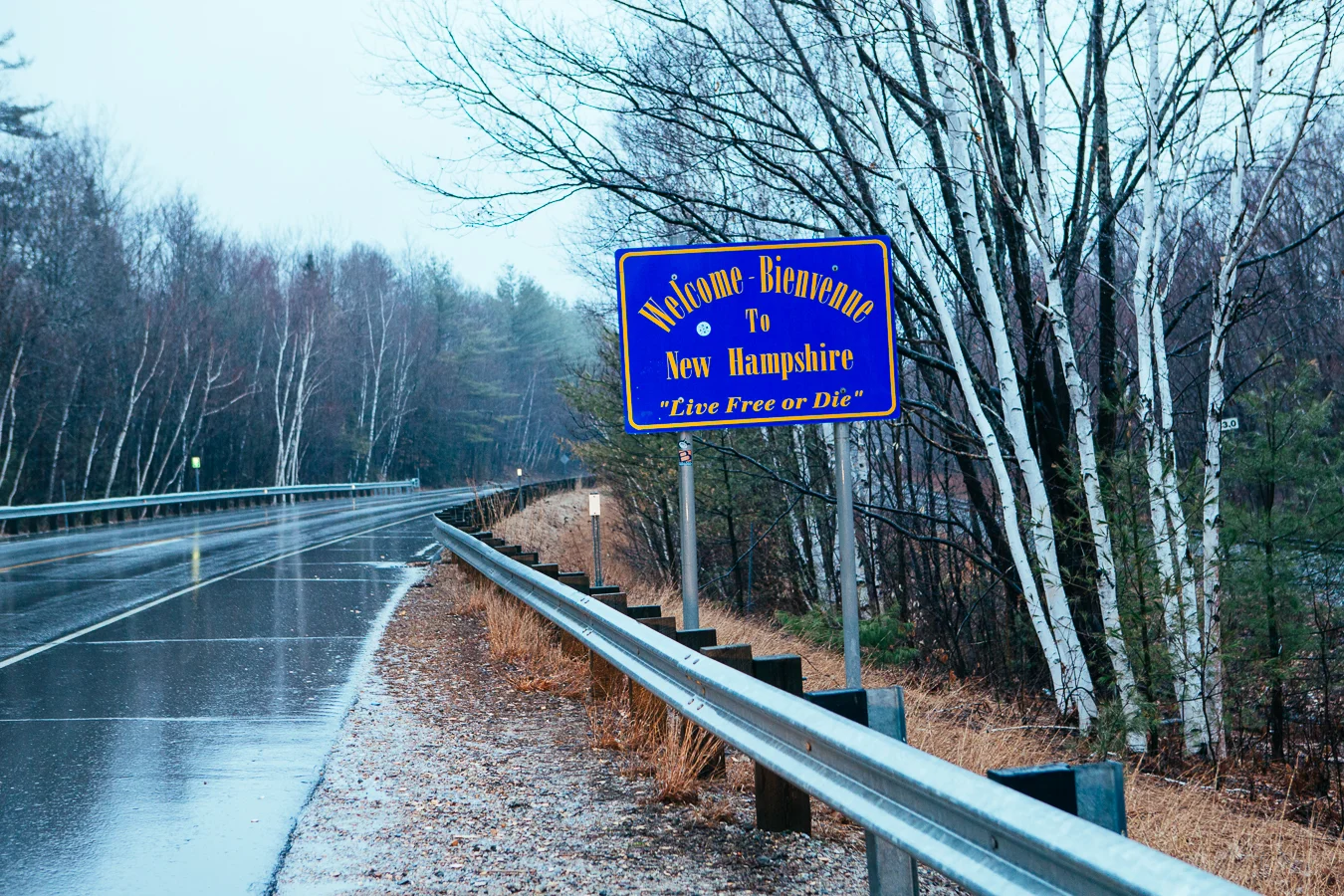 Northern New Hampshire was quick to cross. Them and Virginia have my favorite sayings.