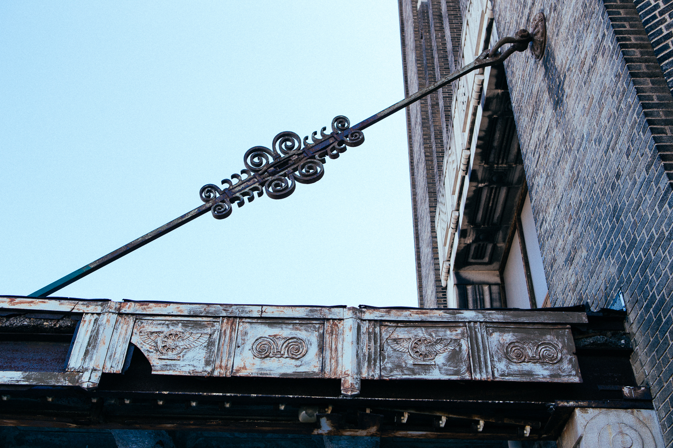 Beautiful detail on the door overhangs.